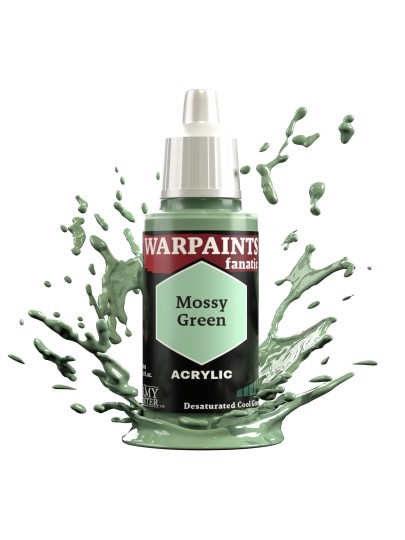 The Army Painter - Warpaints Fanatic: Mossy Green Χρώμα Μοντελισμού (18ml)