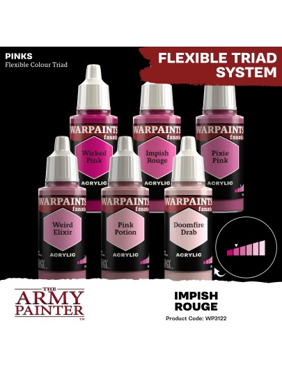 The Army Painter - Warpaints Fanatic: Impish Rouge Χρώμα Μοντελισμού (18ml)