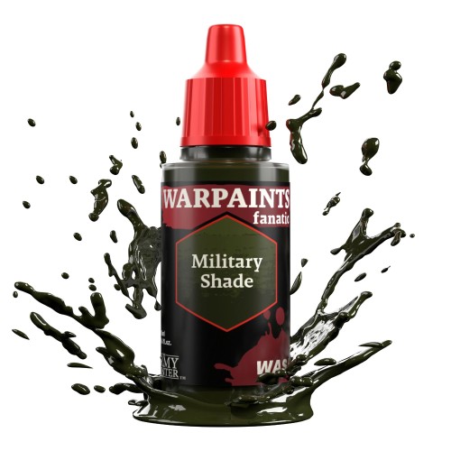 The Army Painter - Warpaints Fanatic Wash: Military Shade Χρώμα Μοντελισμού (18ml)