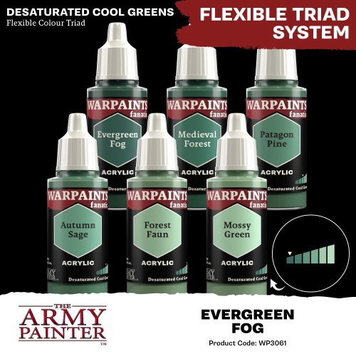 The Army Painter - Warpaints Fanatic: Evergreen Fog Χρώμα Μοντελισμού (18ml)