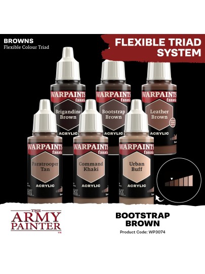 The Army Painter - Warpaints Fanatic: Bootstrap Brown Χρώμα Μοντελισμού (18ml)