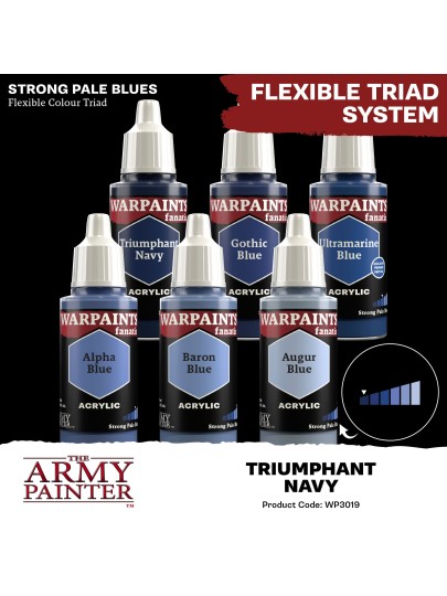 The Army Painter - Warpaints Fanatic: Triumphant Navy Χρώμα Μοντελισμού (18ml)