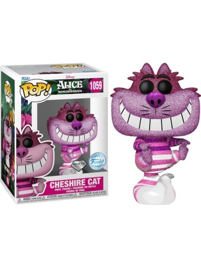 Φιγούρα Funko POP! Disney: Alice in Wonderland - Cheshire Cat (Diamond Collection) #1059 (Exclusive)