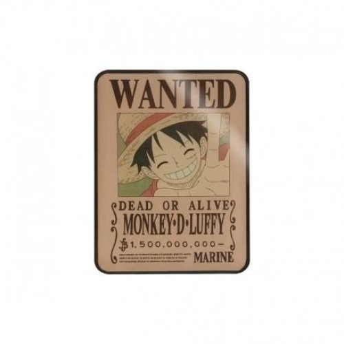 One Piece - Wanted Luffy Μαγνητάκι Ψυγείου (5.2x3.7cm)