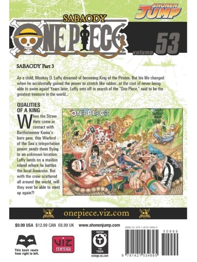 Τόμος Manga One Piece Vol. 53 (New Printing)