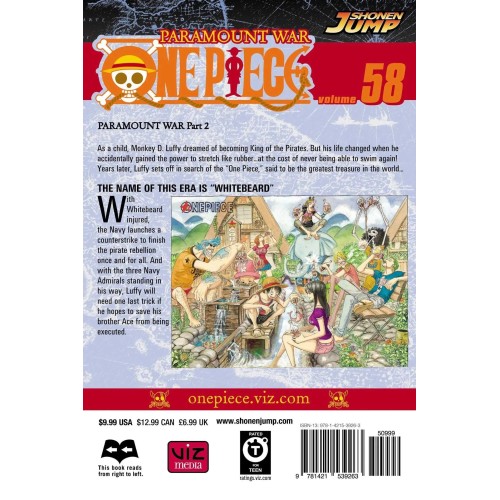 Τόμος Manga One Piece Vol. 58 (New Printing)