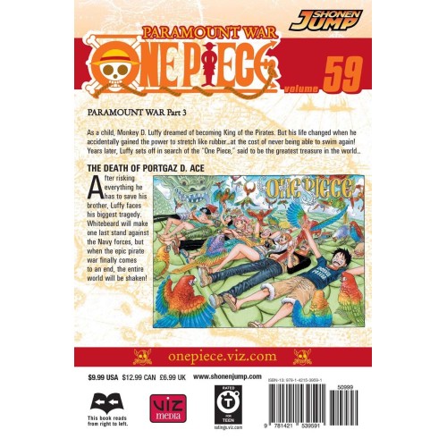 Τόμος Manga One Piece Vol. 59 (New Printing)