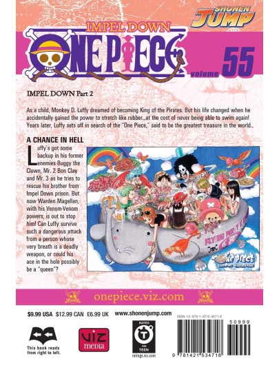 Τόμος Manga One Piece Vol. 55 (New Printing)