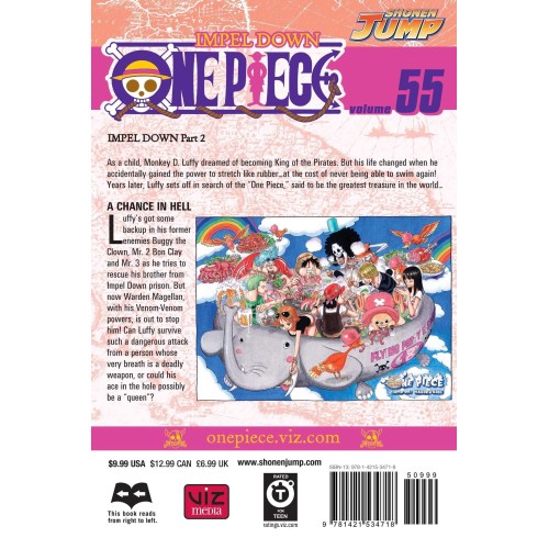 Τόμος Manga One Piece Vol. 55 (New Printing)