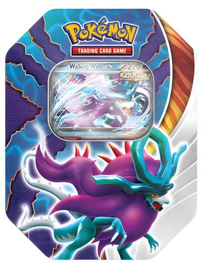 Pokemon TCG - Paradox CLash: Walking Wake EX Tin