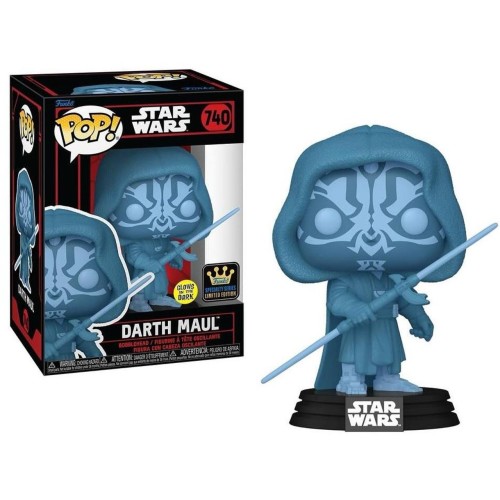 Φιγούρα Funko POP! Star Wars - Darth Maul Holo GITD #740 (Exclusive)