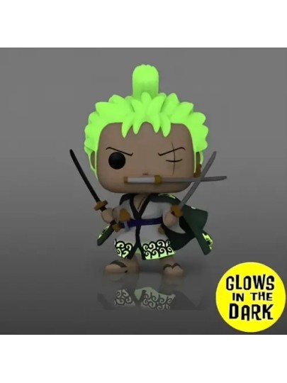 Φιγούρα Funko POP! One Piece - Roronoa Zoro (Wano Outfit) GITD #923 (Exclusive)