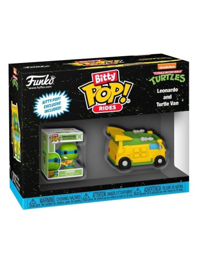 Funko Bitty POP! Rides: Teenage Mutant Ninja Turtles - Leonardo and Turtle Van Φιγούρα