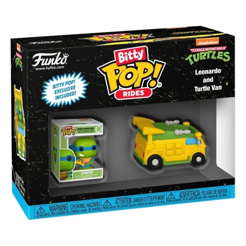 Funko Bitty POP! Rides: Teenage Mutant Ninja Turtles - Leonardo and Turtle Van Φιγούρα