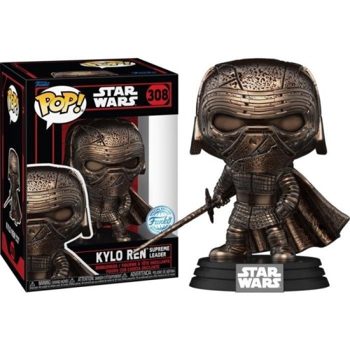 Φιγούρα Funko POP! Star Wars - Kylo Ren Supreme Leader (Metallic) #308 (Exclusive)