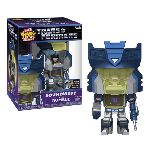 Funko Bitty POP! Bot Transformers - Soundwave with Rumble Φιγούρα