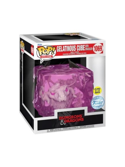 Φιγούρα Funko POP! Deluxe: Dungeons & Dragons - Gelatinous Cube with Dracolich (GITD) #1069 (Exclusive)