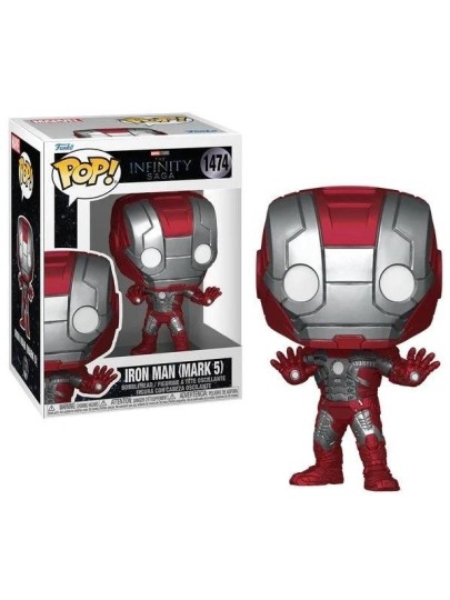 Figure Funko POP! Marvel: Infinity Saga - Iron Man (Mark 5) #1474