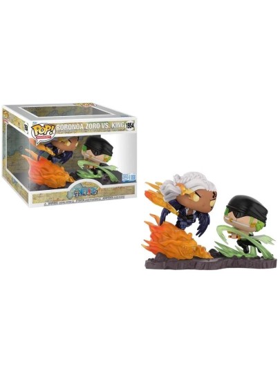 Φιγούρα Funko POP! Moment: One Piece - Roronoa Zoro vs. King (Unmasked) #1954 (Exclusive)