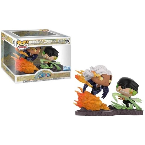 Φιγούρα Funko POP! Moment: One Piece - Roronoa Zoro vs. King (Unmasked) #1954 (Exclusive)