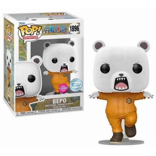 Φιγούρα Funko Pop! One Piece - Bepo (Flocked) #1896 (Exclusive)
