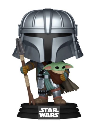 Φιγούρα Funko POP! Star Wars - Mandalorian with Grogu #772 (Exclusive)