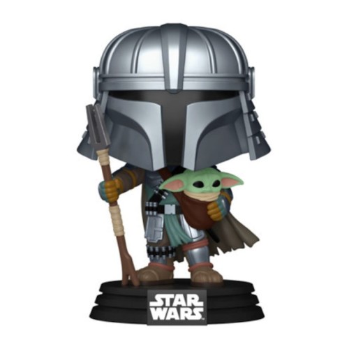Φιγούρα Funko POP! Star Wars - Mandalorian with Grogu #772 (Exclusive)