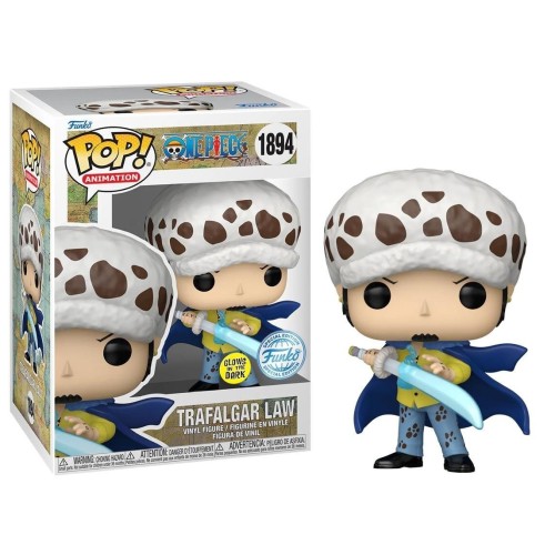 Φιγούρα Funko POP! One Piece - Trafalgar Law (with Blue Anesthesia) (GITD) #1894 (Exclusive)