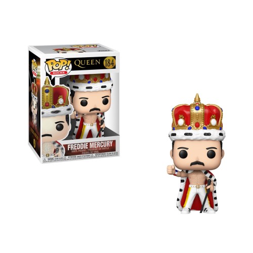 Funko POP! Rocks: Queen - Freddie Mercury (King) #184 Φιγούρα
