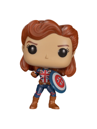 Funko POP! Marvel: What If - Captain Carter with Shield #875 Φιγούρα (Exclusive)